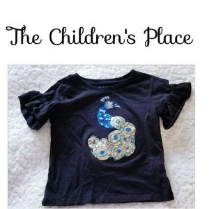 Children's Place, Size XS/4, Black T-shirt